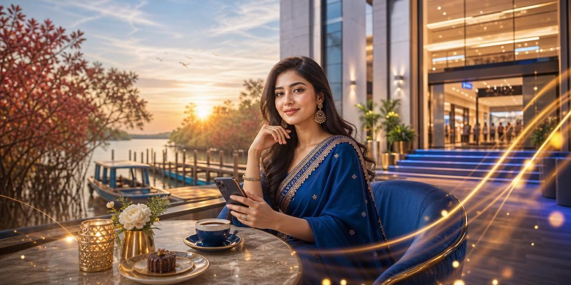 খুলনায় একজন ব্যবহারকারী স্মার্টফোনে hot18 স্পোর্টস বেটিং অ্যাপ ব্যবহার করছেন